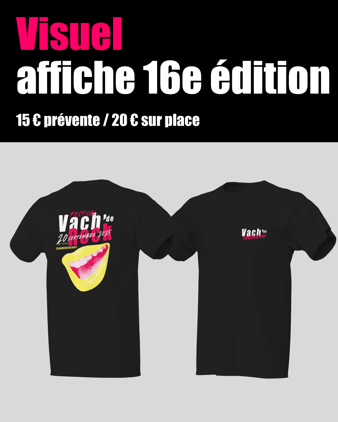le tshirt de la 16 eme edition
