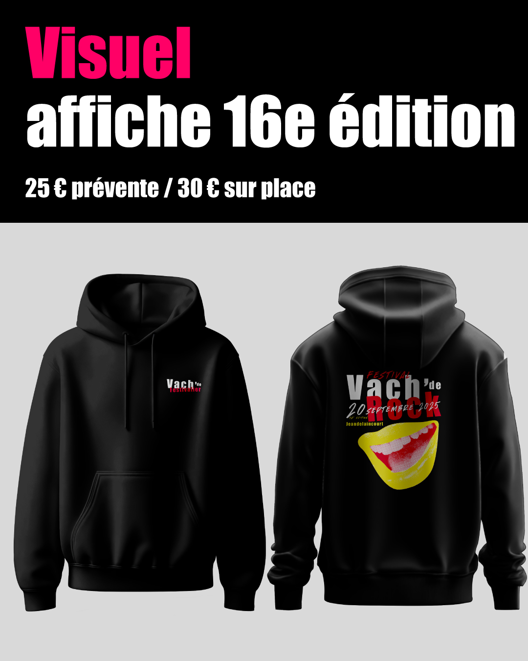 le sweat de la 16 eme edition avec le logo